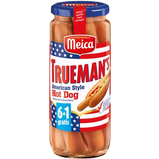 6+1 Trueman's American Style Hot Dog 540G 1 6+1 Trueman's American Style Hot Dog 540G