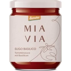 Demeter Sugo Basilico Tomatensauce Mit Basilikum 330G