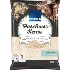 Haselnusskerne Naturbelassen, Fein Gemahlen 200G