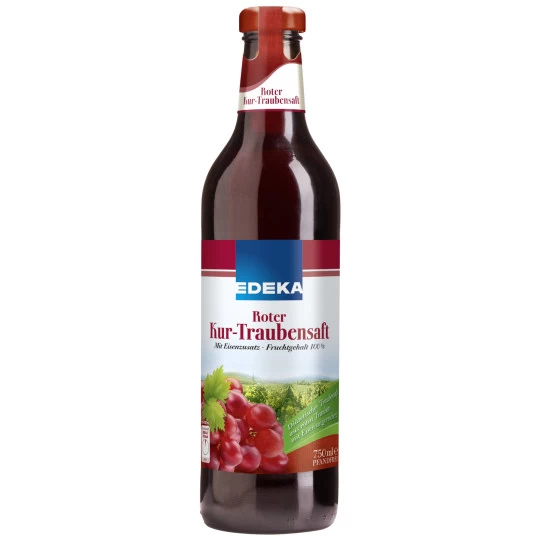 Roter Kur-Traubensaft 0,75L 1 Roter Kur-Traubensaft 0,75L