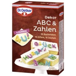 Dr. Oetker Dekor ABC & Zahlen 58G